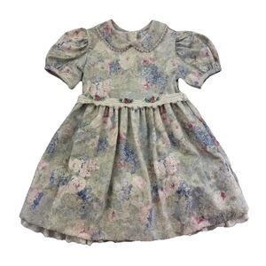 Vintage GOOD LAD Of Philadelphia Dress Girls 6X Lace Trim Lined Tulle
